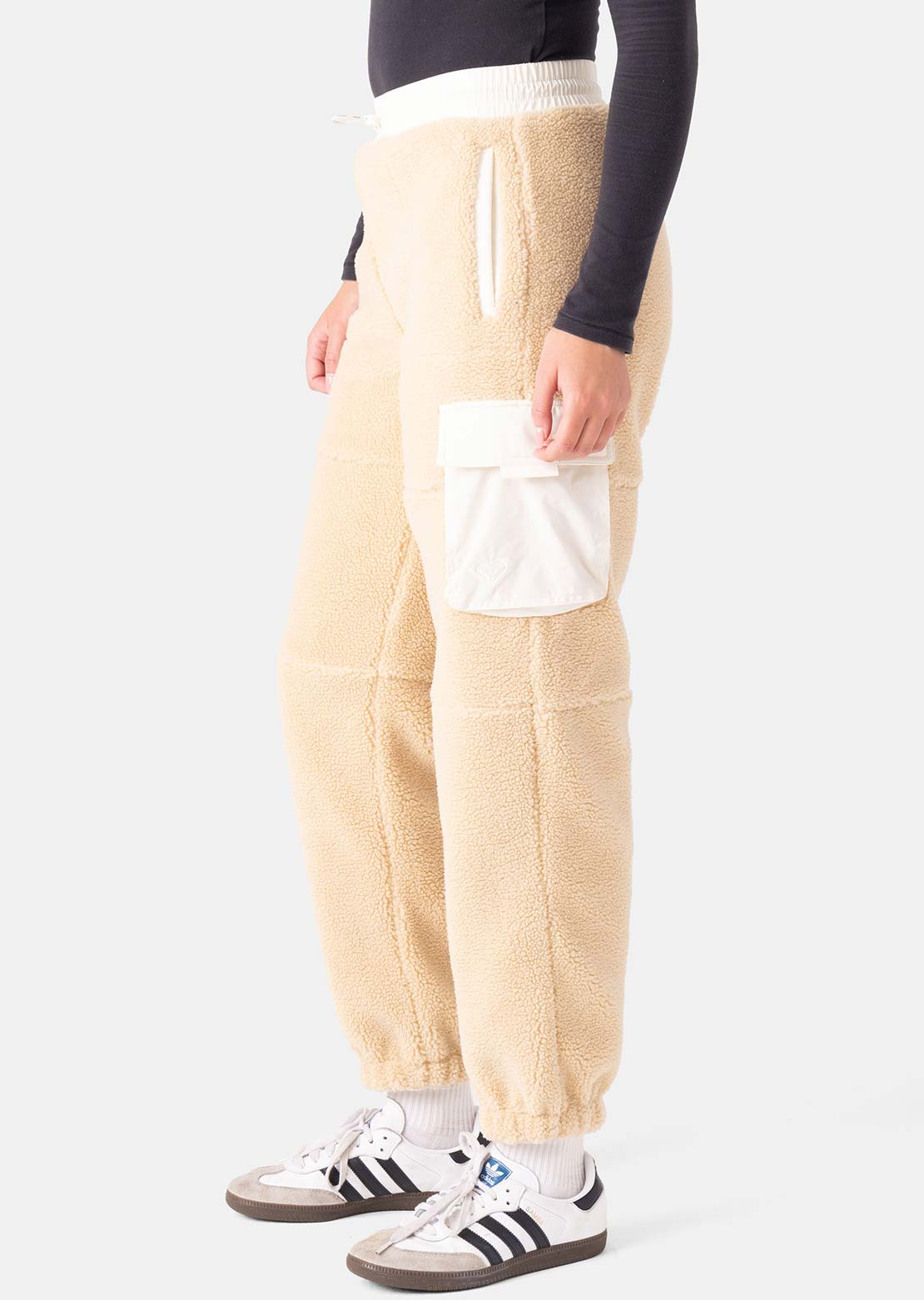 Roxy Women's Rita Sherpa Jogger Pants Desert