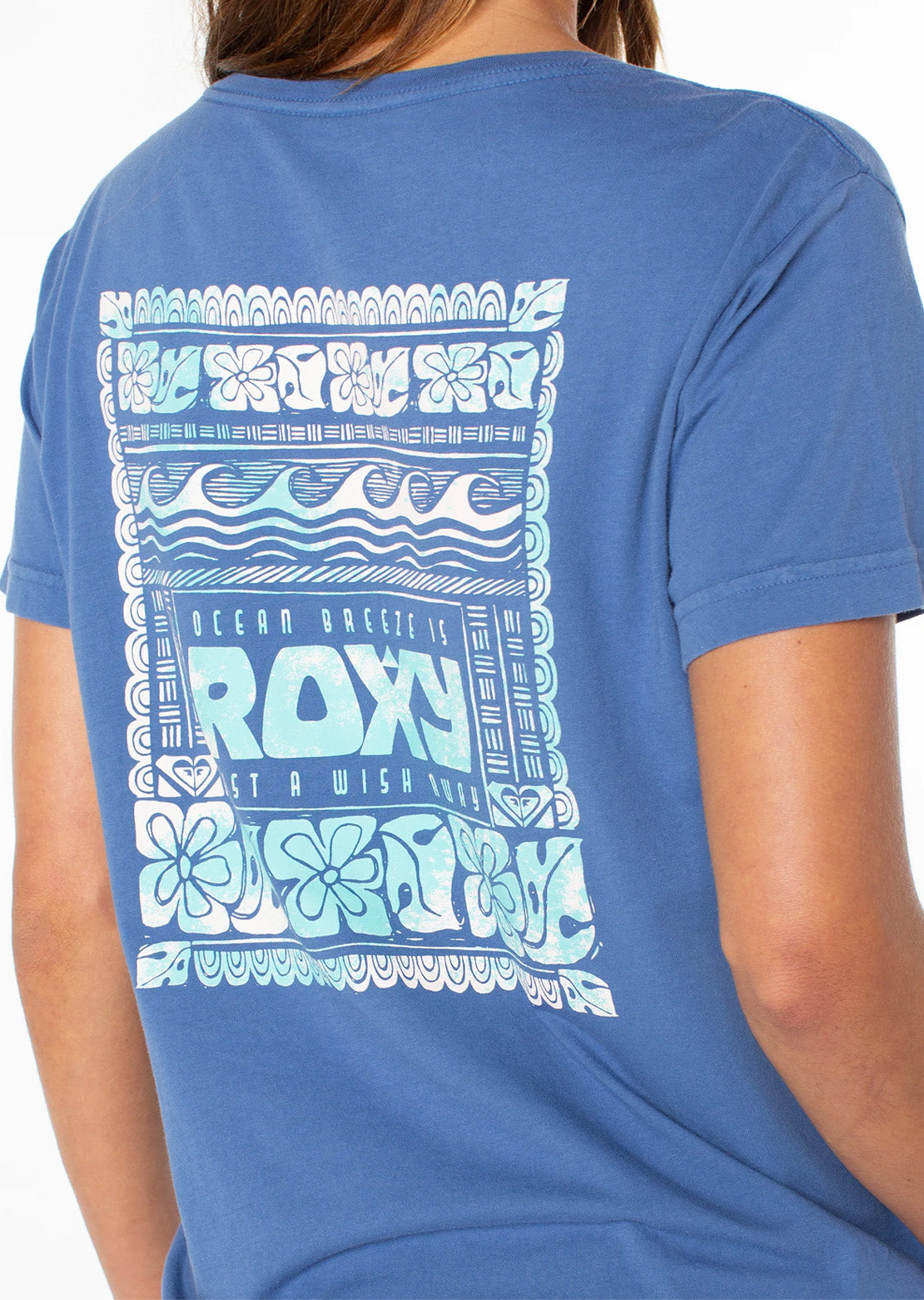 Roxy Women's Okinawa BFC T-Shirt Blue Horizon Okinawa