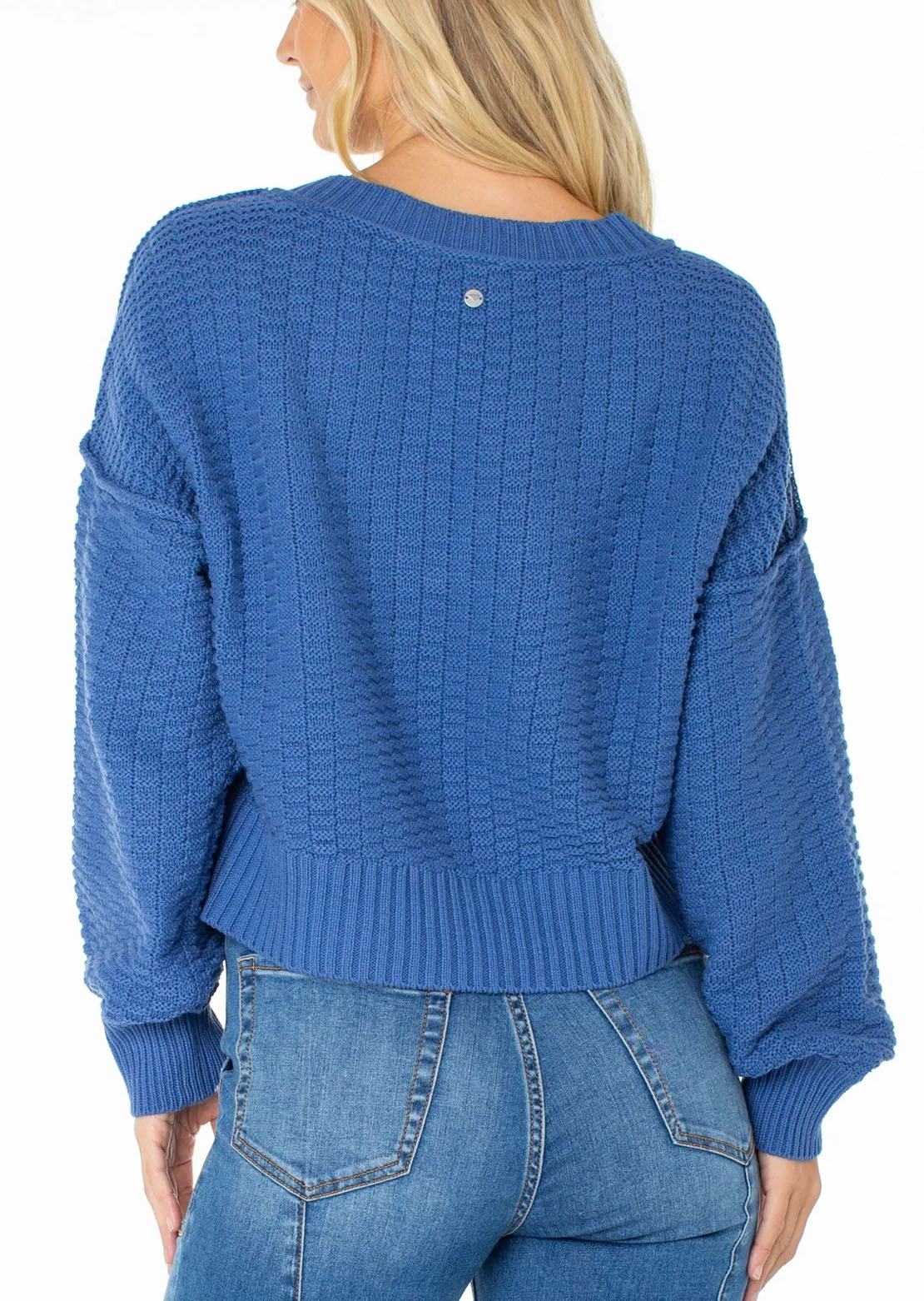 Roxy Women's Study Hall Sweater Dutch Blue Solid