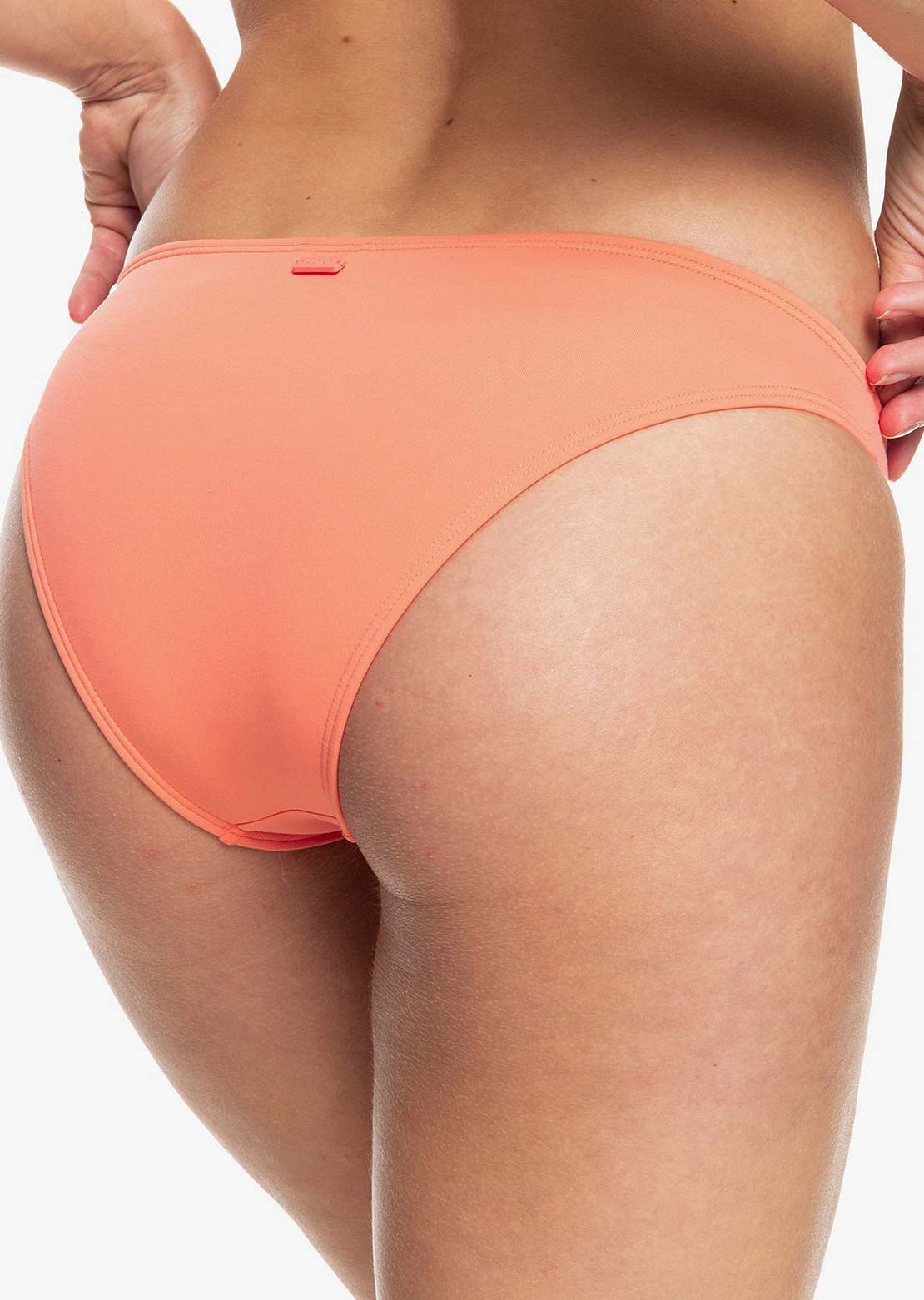 Roxy Women&#39;s SD Beach Classics Moderate Bikini Bottom Fusion Coral