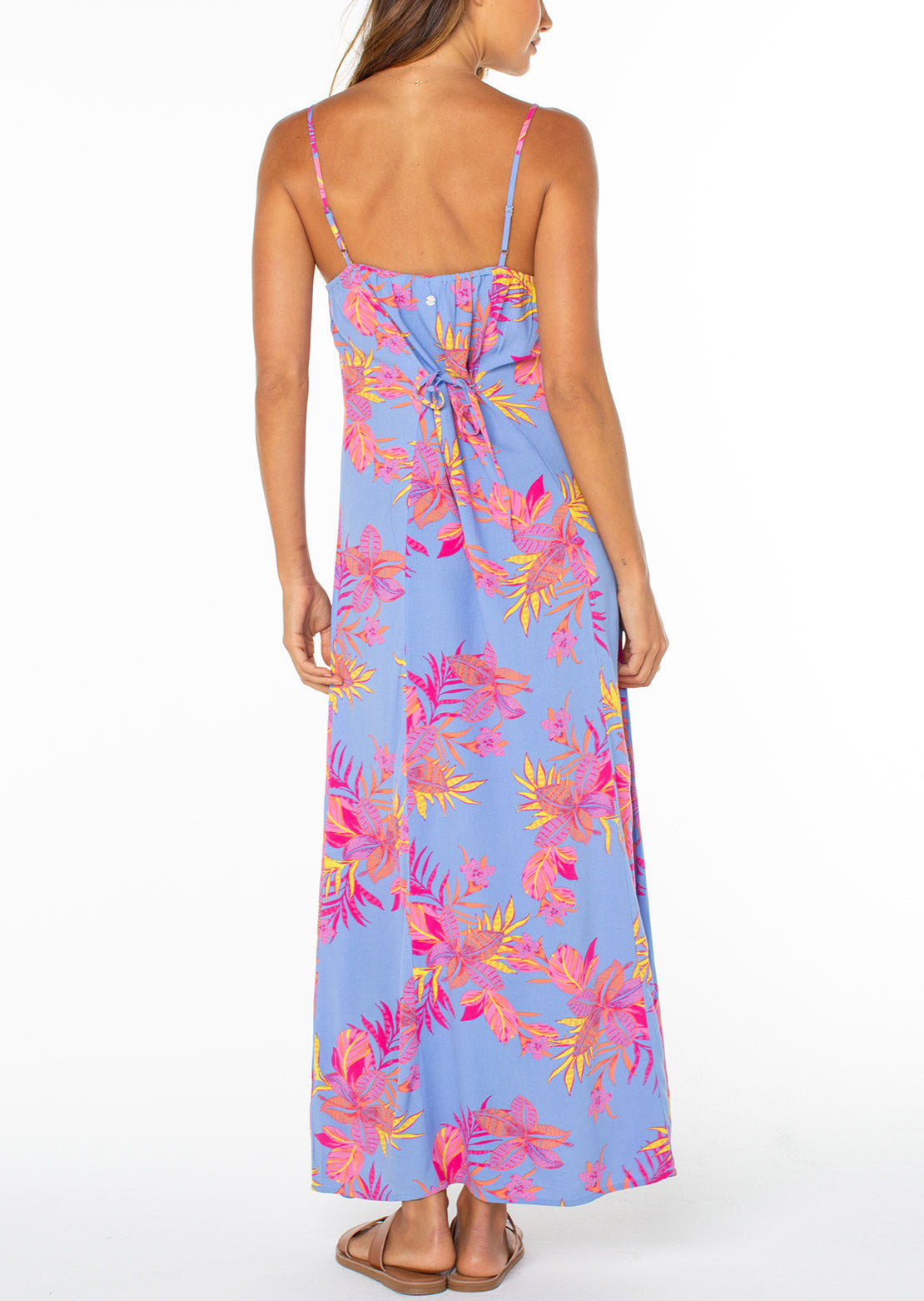 Roxy Women's Skylar Maxi Dress Cornflower Blue Summer Daze