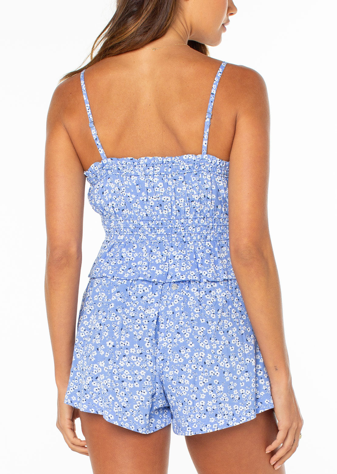 Roxy Women's Solar Top Cornflower Blue Margarita Ditsy