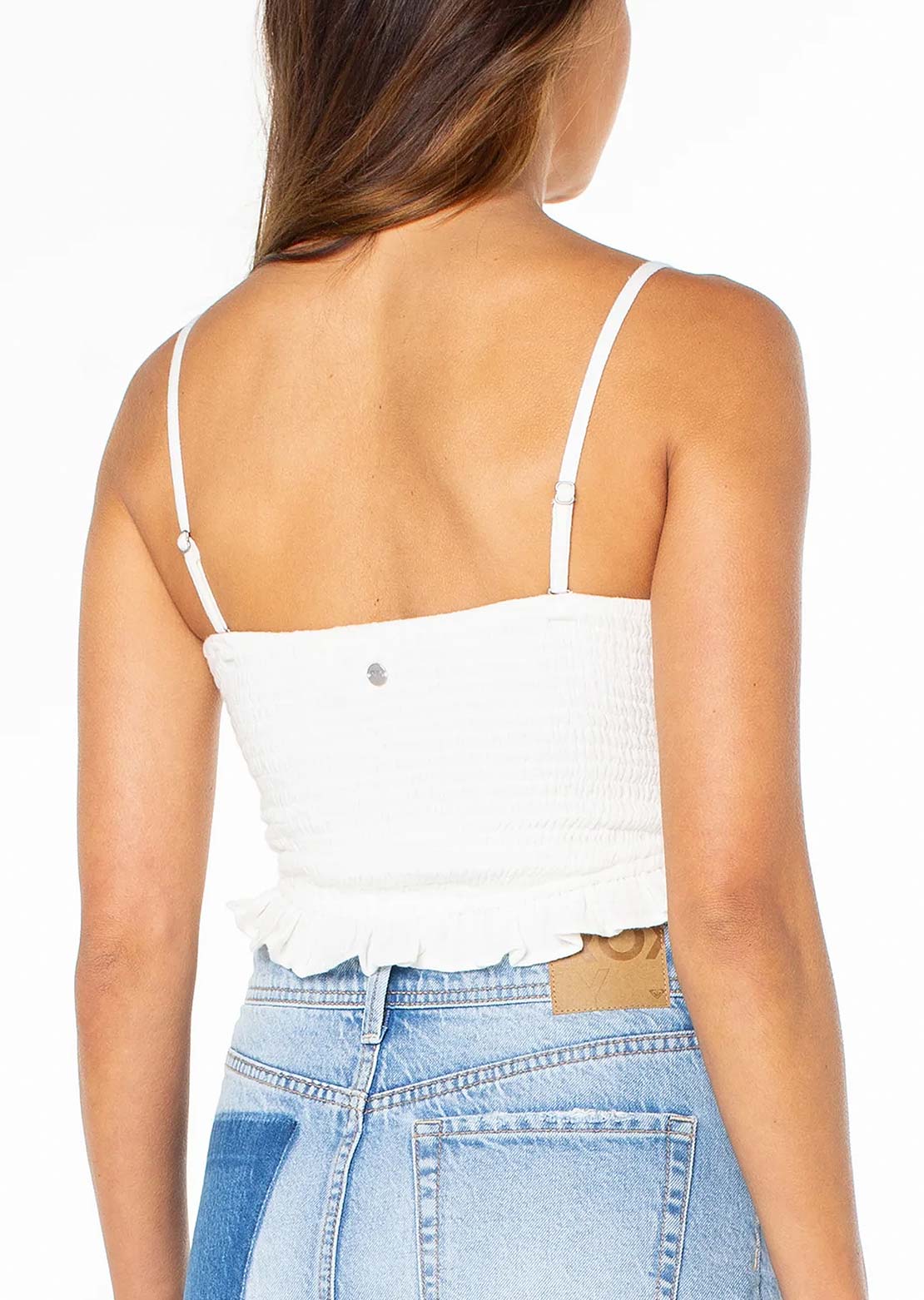 Roxy Women's Spring Fling Top Cloud Dancer Solid