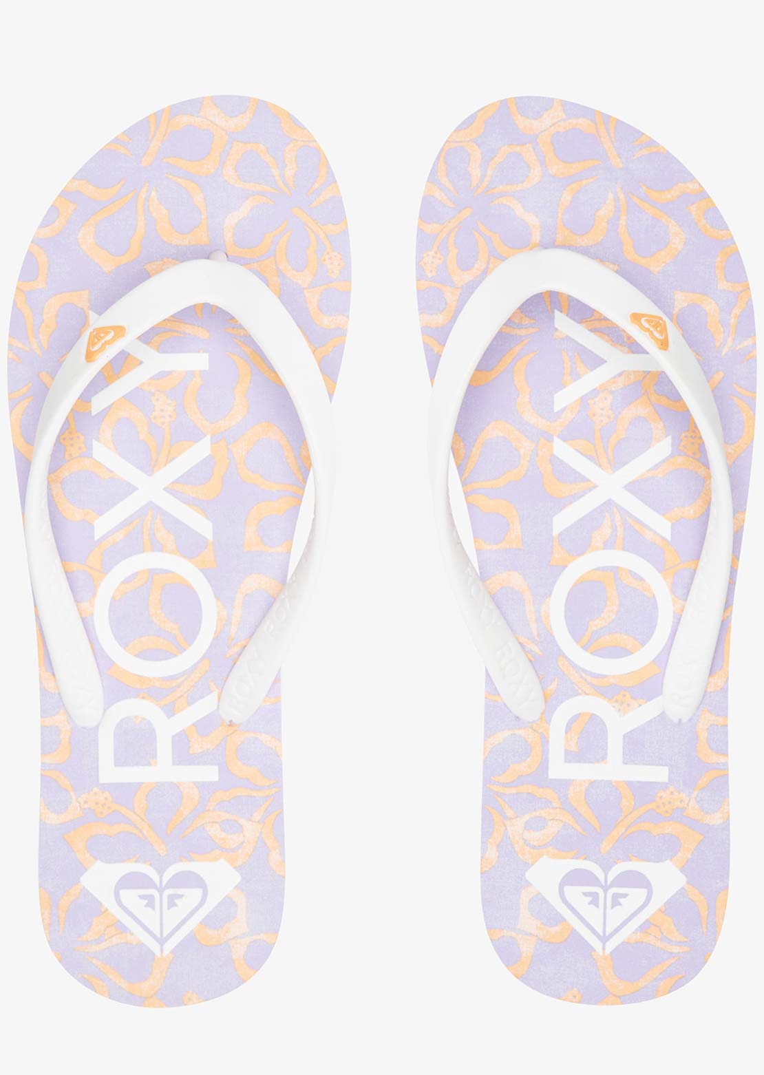 Roxy Women&#39;s Tahiti VII Sandals White/Lavender