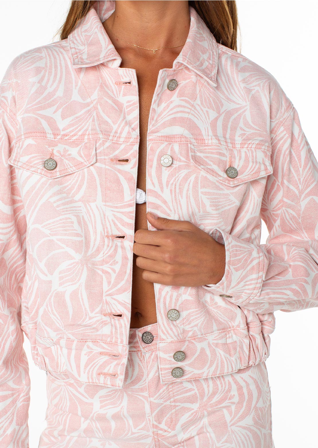Roxy Women's Up To Putty Jacket Murex Shell Sea Bloom