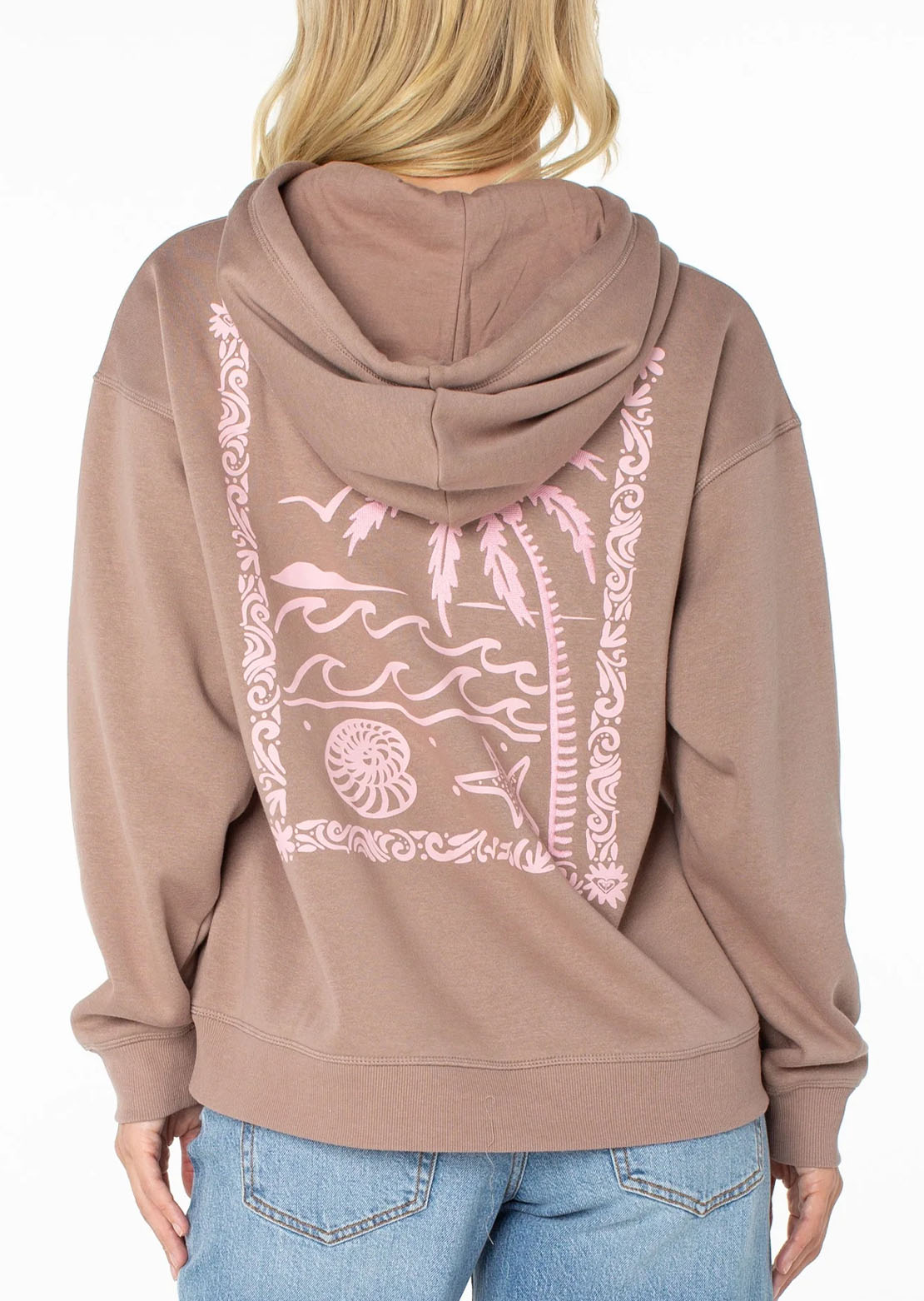 Roxy Women's Wailea Hood Ginger Snap Palm Poster