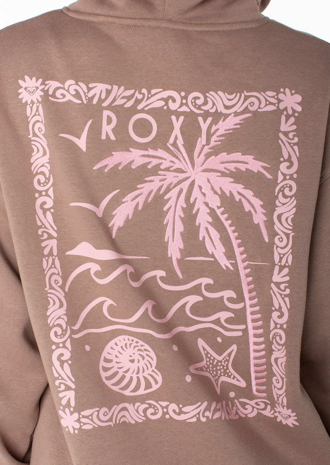 Roxy Women's Wailea Hood Ginger Snap Palm Poster