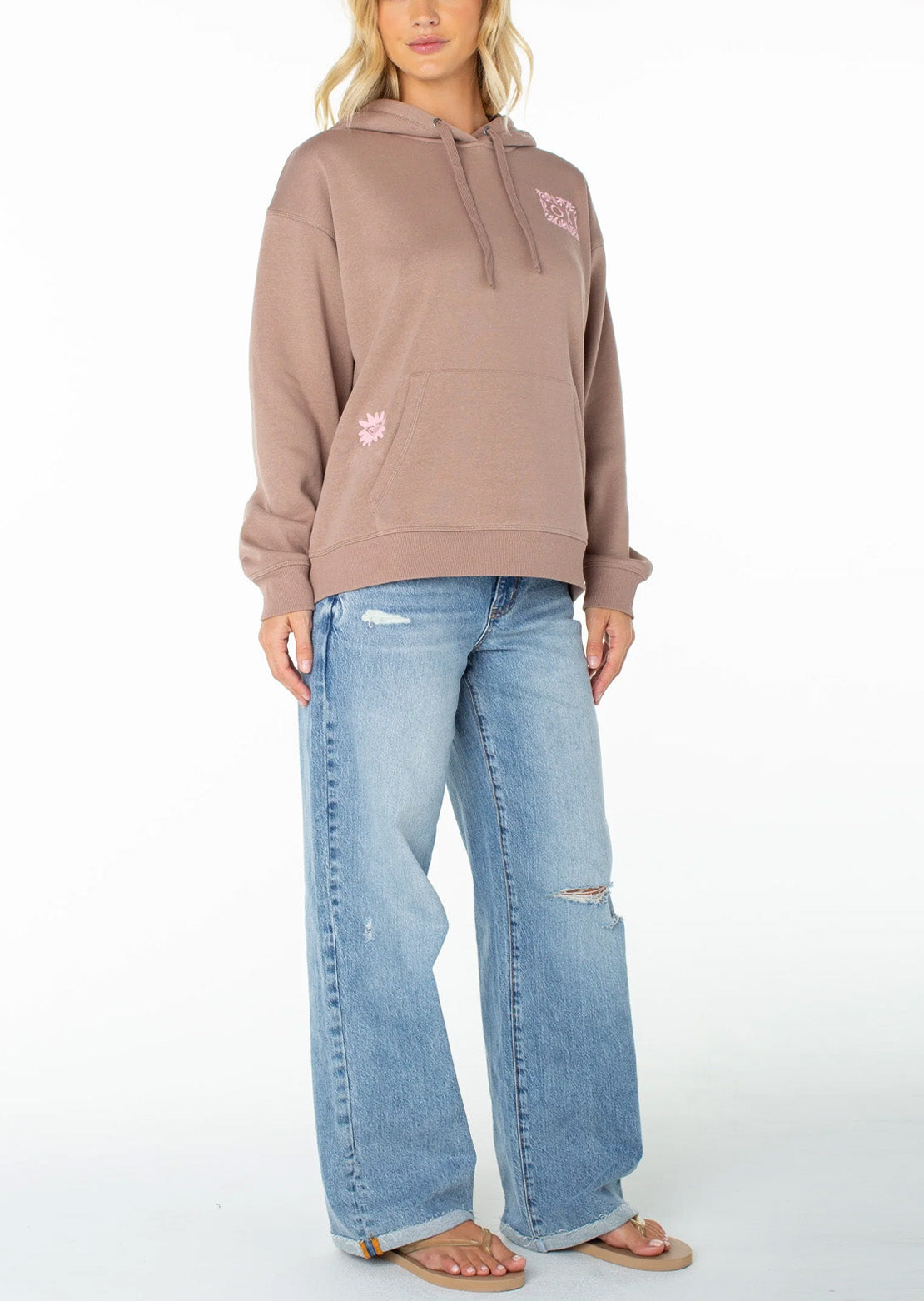 Roxy Women's Wailea Hood Ginger Snap Palm Poster
