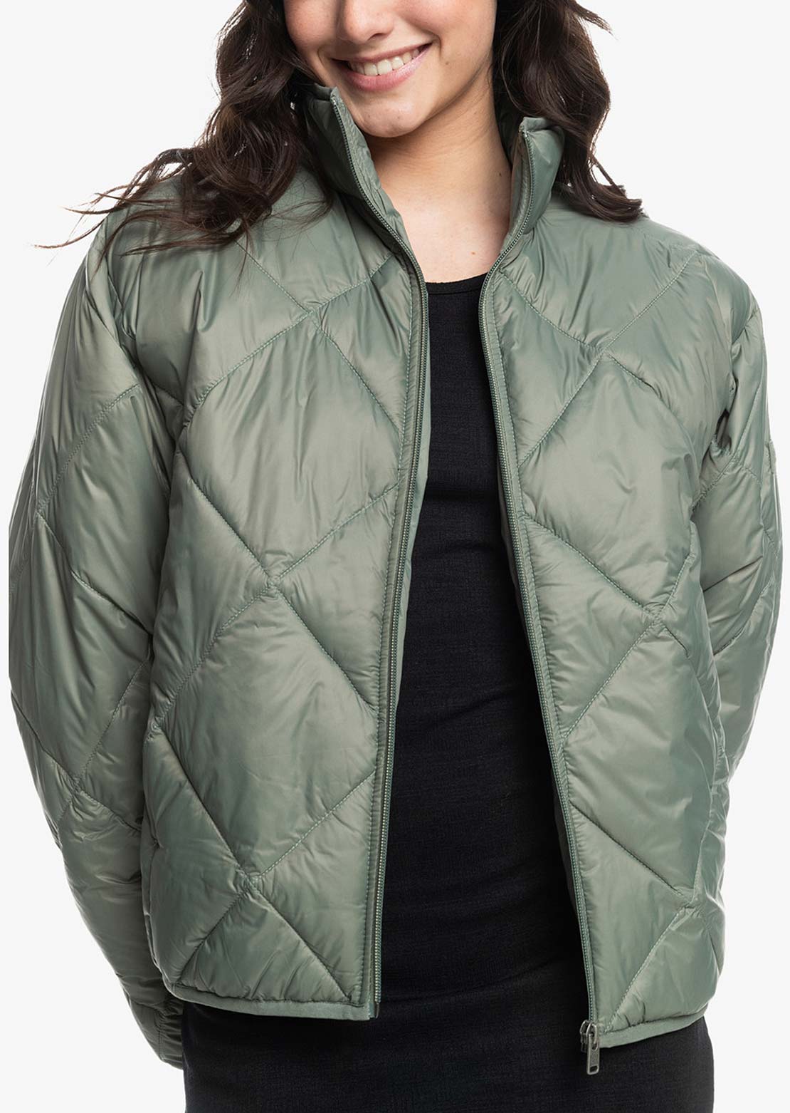 Roxy Women&#39;s Wind Swept Jackets Agave Green