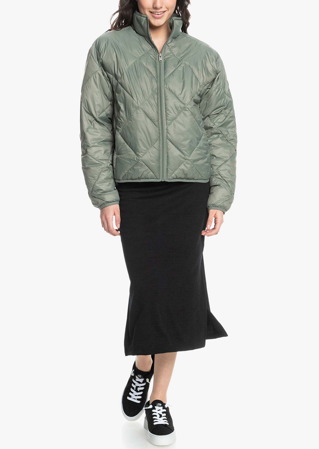 Roxy Women&#39;s Wind Swept Jackets Agave Green