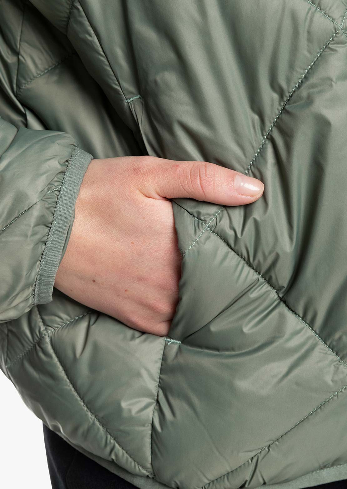 Roxy Women&#39;s Wind Swept Jackets Agave Green