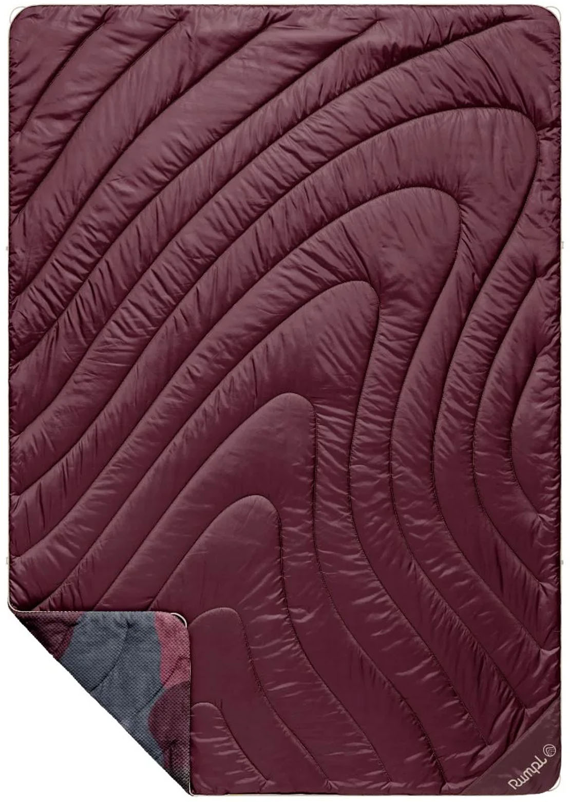 Rumpl Fleece Puffy Blanket Puzzled Fig