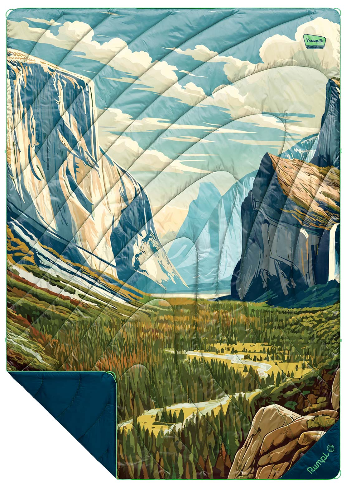 Rumpl OG Puffy Printed Blanket Park Yosemite