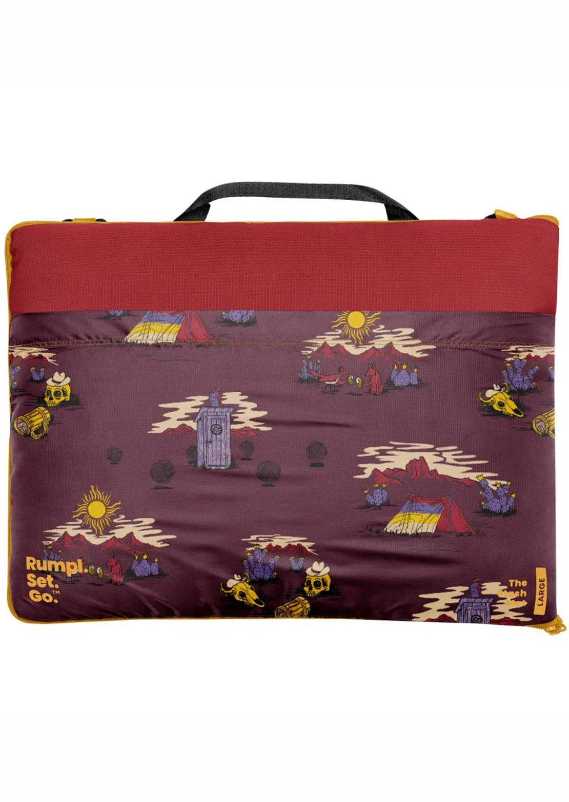 Rumpl OG Puffy Printed Blanket Cherry Desert Cheers