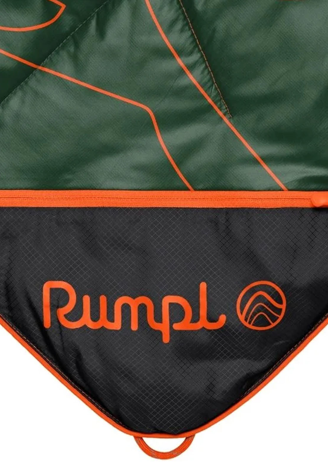 Rumpl OG Puffy Printed Blanket Mountain Green