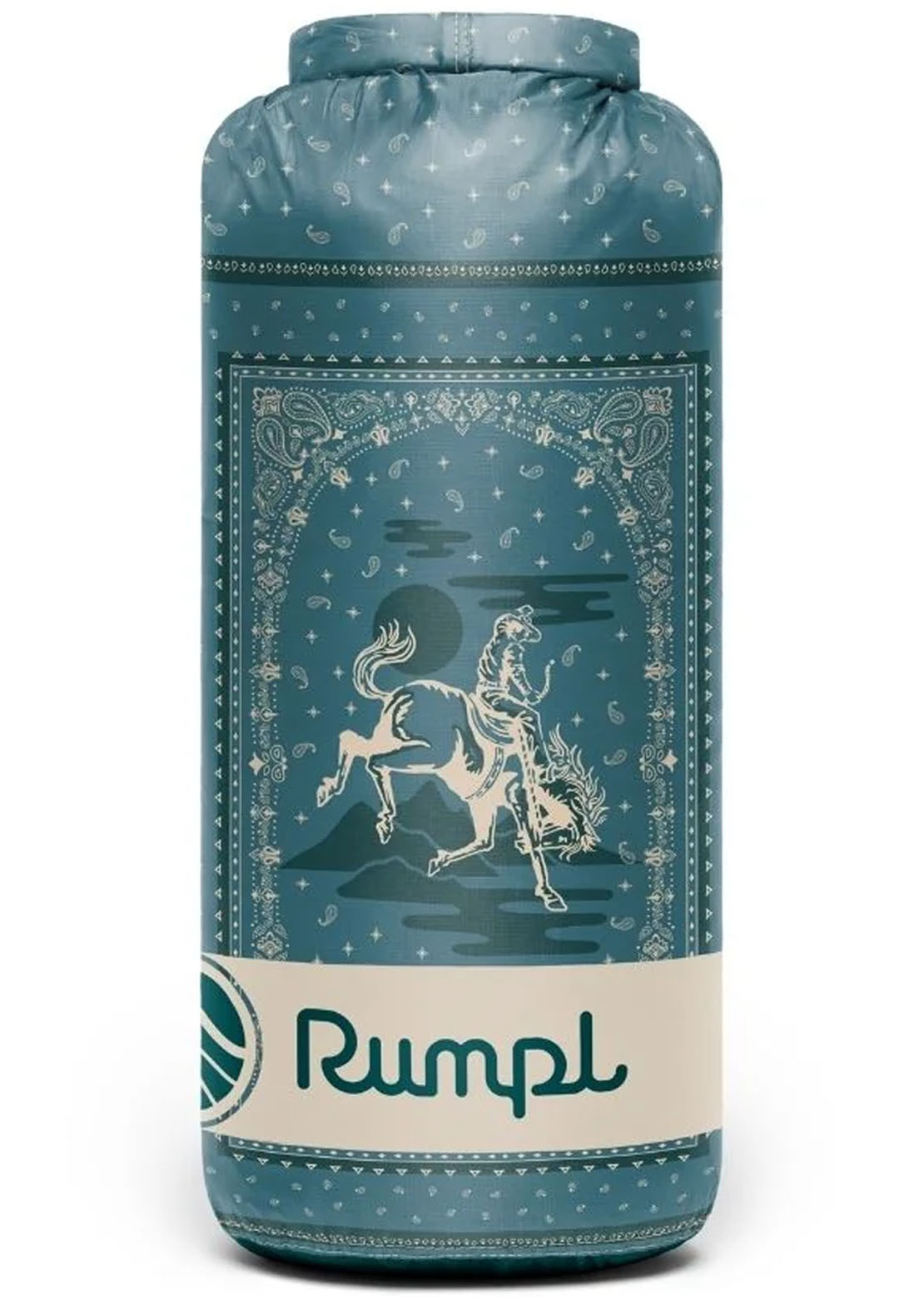 Rumpl OG Puffy Printed Blanket Sage Bronco Bandana