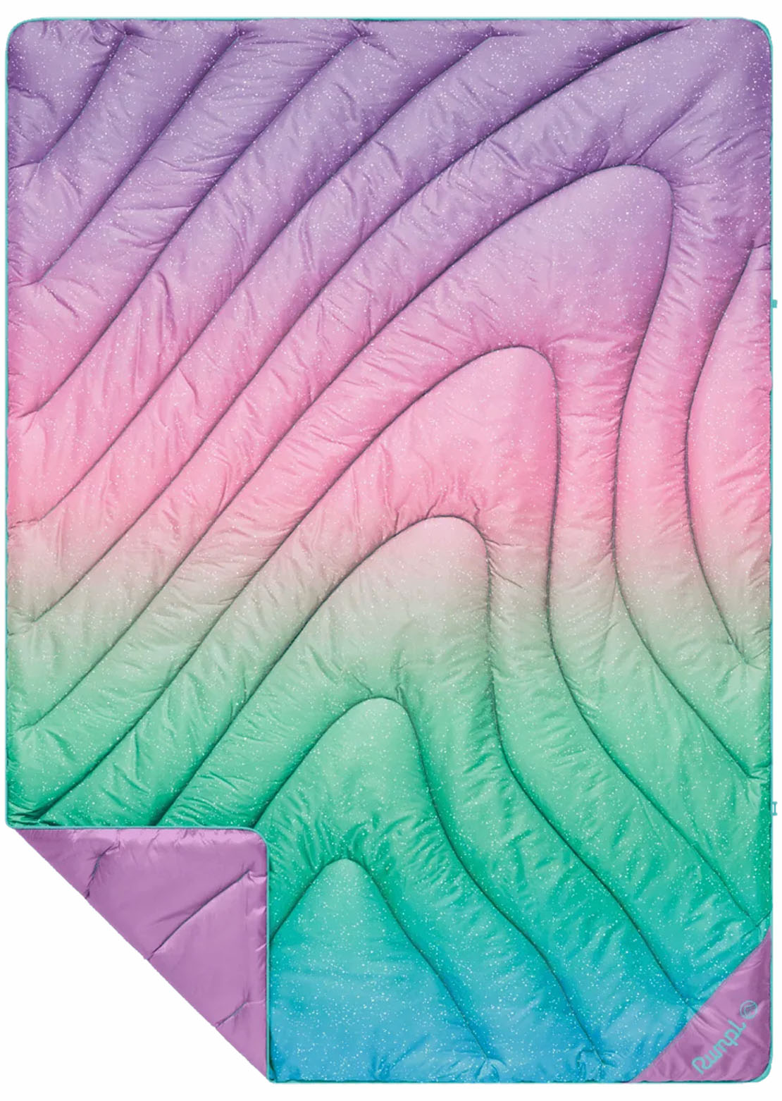 Rumpl OG Puffy Printed Blanket Unicorn Fade