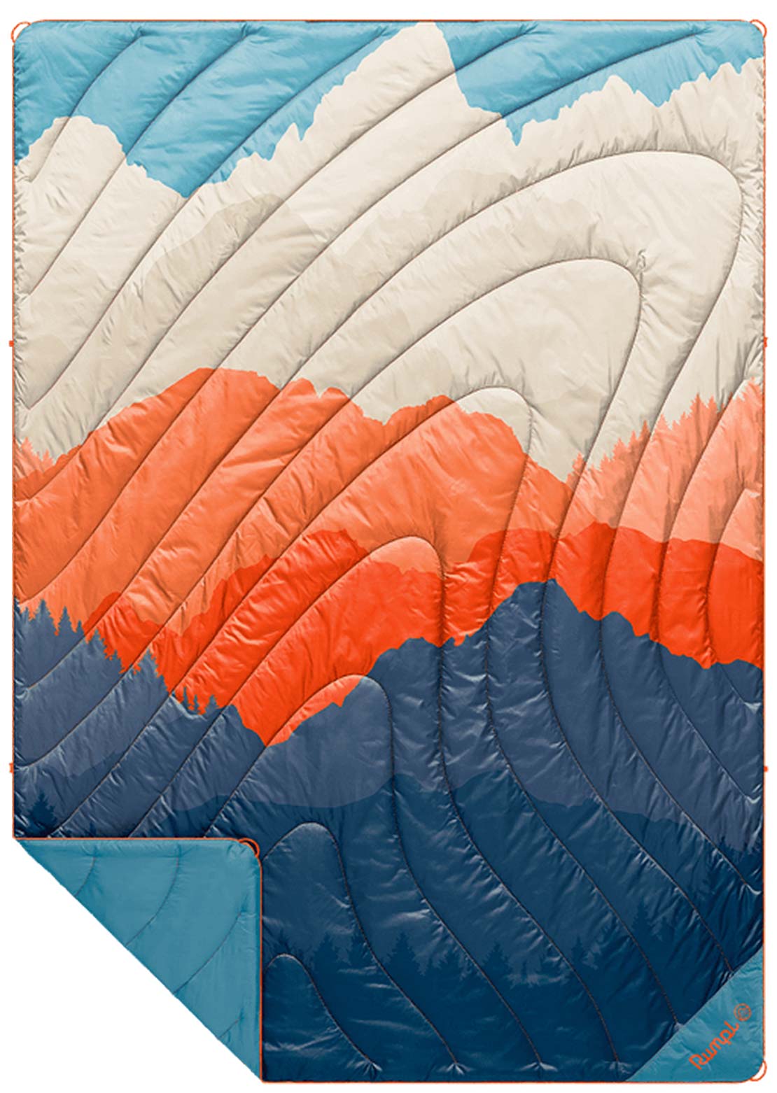 Rumpl OG Puffy Printed Blanket Teton Glow