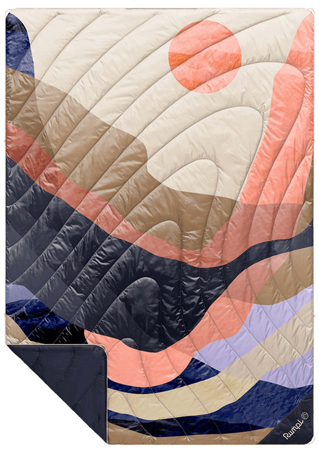 Rumpl OG Puffy Printed Blanket Valley Dawn