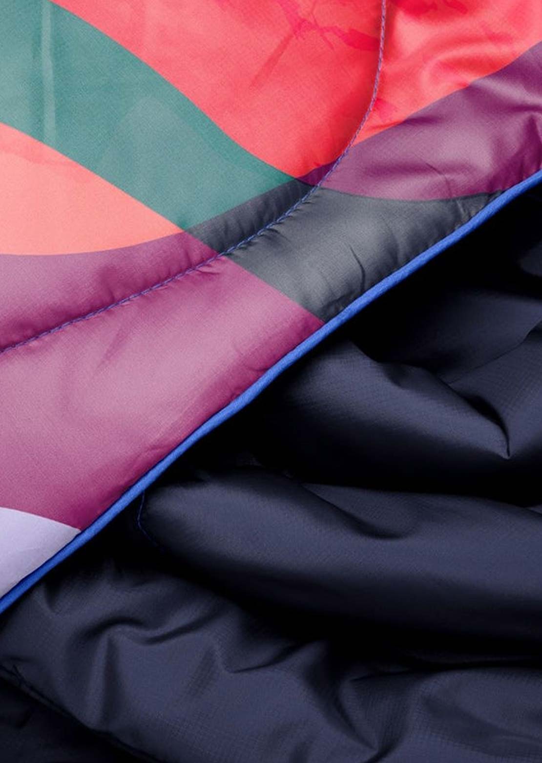 Rumpl OG Puffy Printed Blanket Valley Dusk