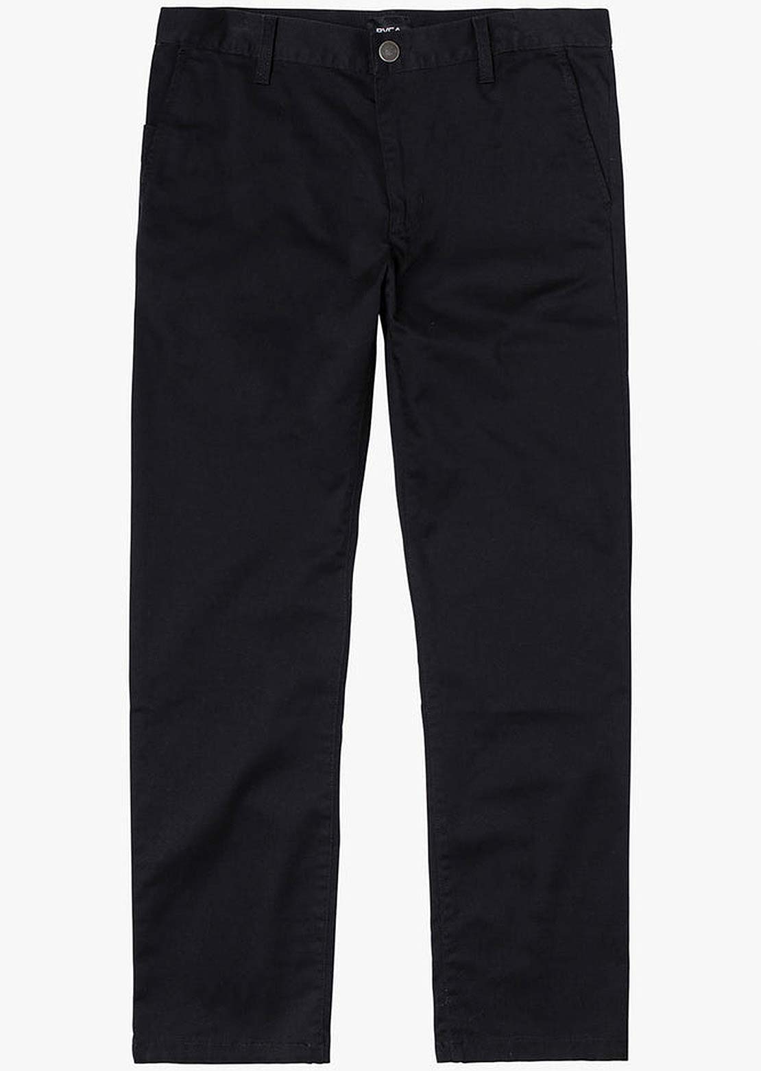 RVCA Junior Weekday Stretch Straight Fit Pants Black