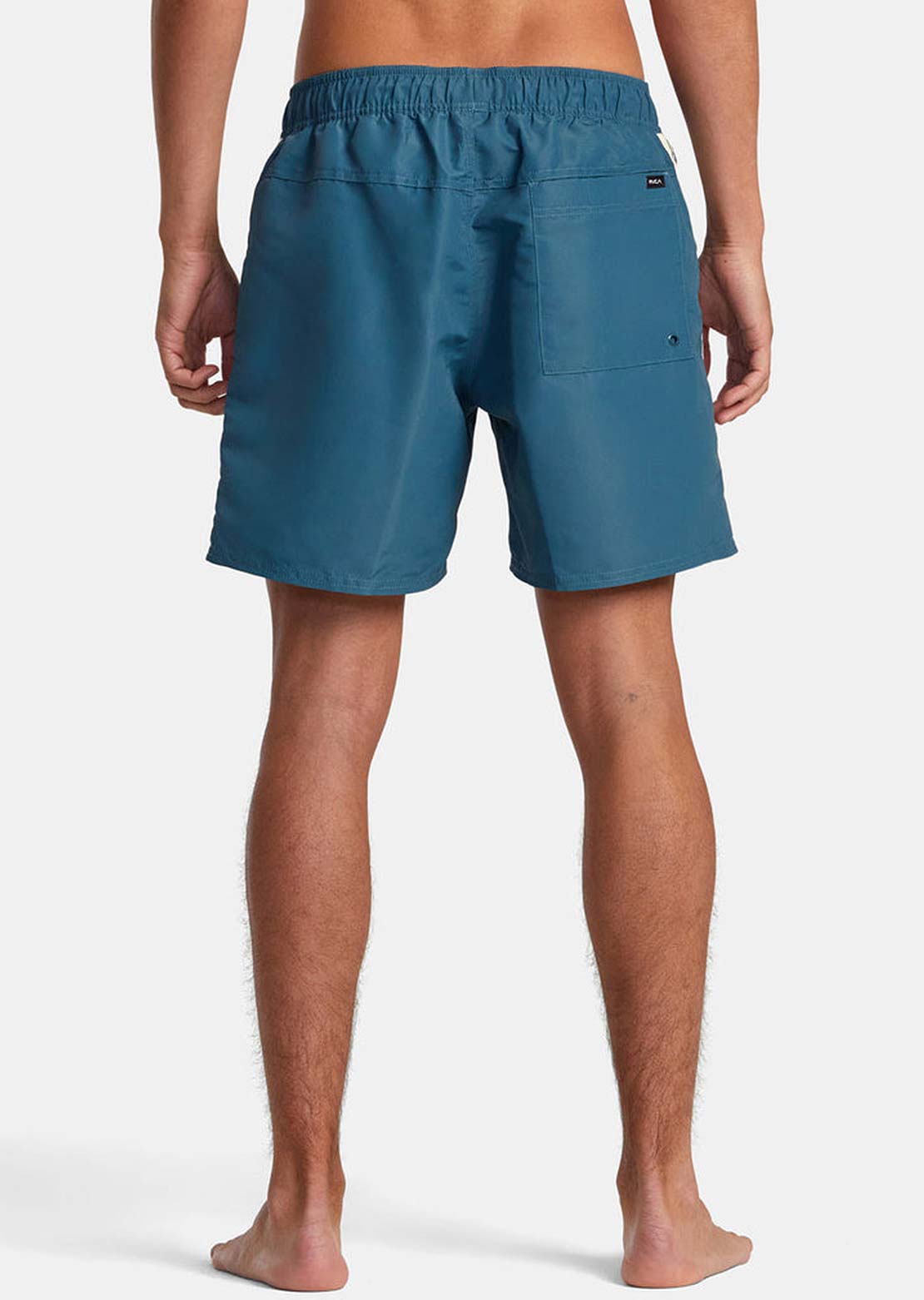 RVCA Men’s Breakout Elastic Waist 16" Boardshorts Duck Blue