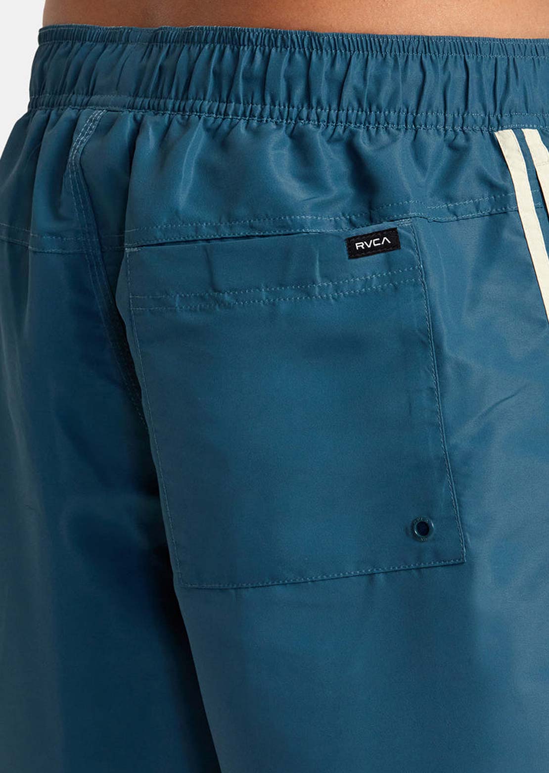 RVCA Men’s Breakout Elastic Waist 16" Boardshorts Duck Blue
