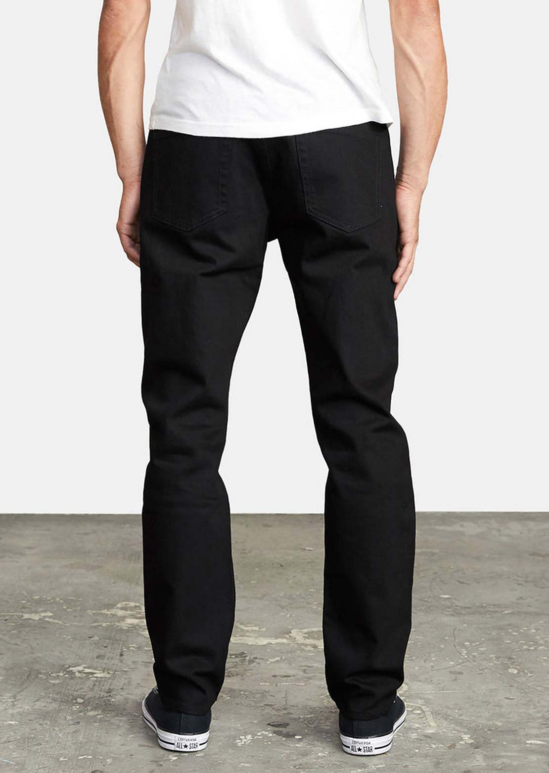 RVCA Men’s Daggers Denim Jeans Black Black