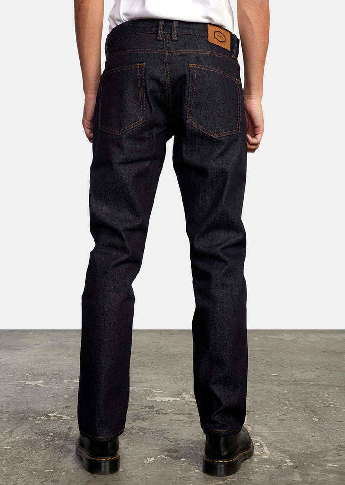 RVCA Men’s Daggers Denim Jeans Dark Indigo
