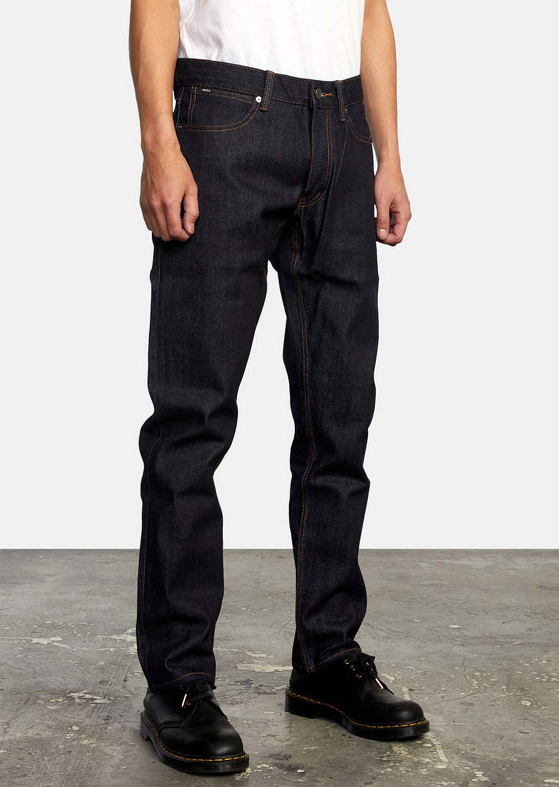 RVCA Men’s Daggers Denim Jeans Dark Indigo