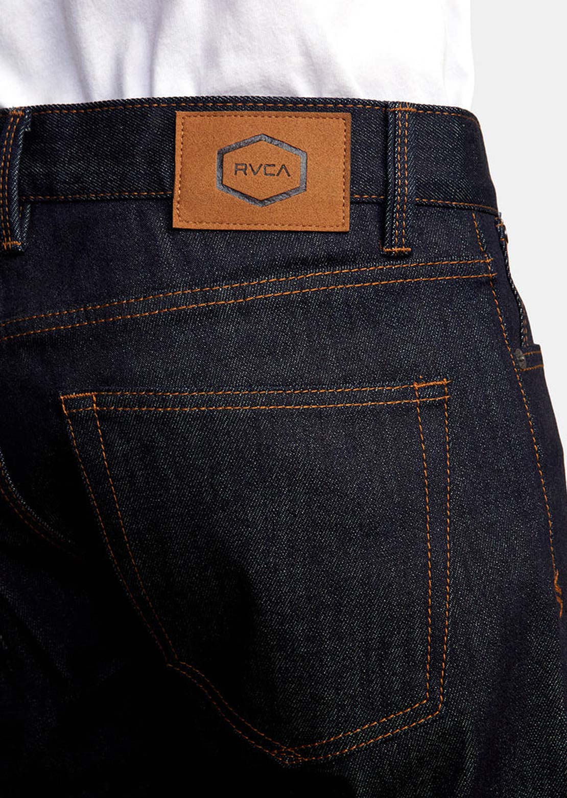 RVCA Men’s Daggers Denim Jeans Dark Indigo
