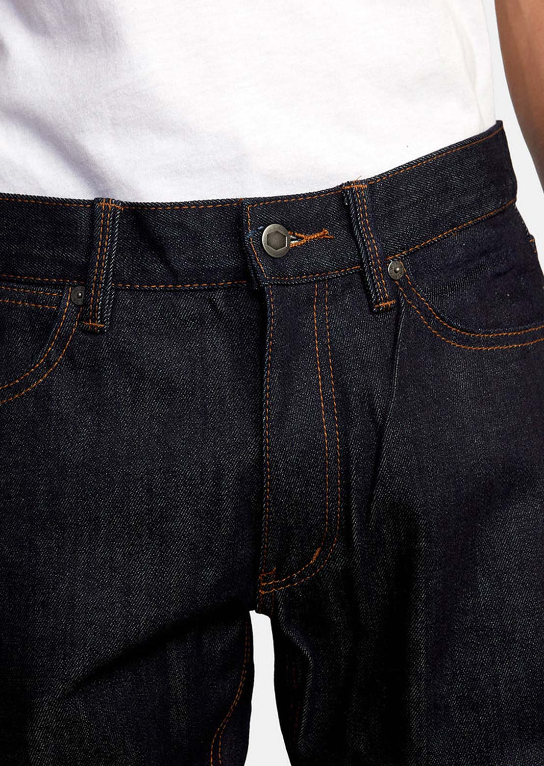RVCA Men’s Daggers Denim Jeans Dark Indigo