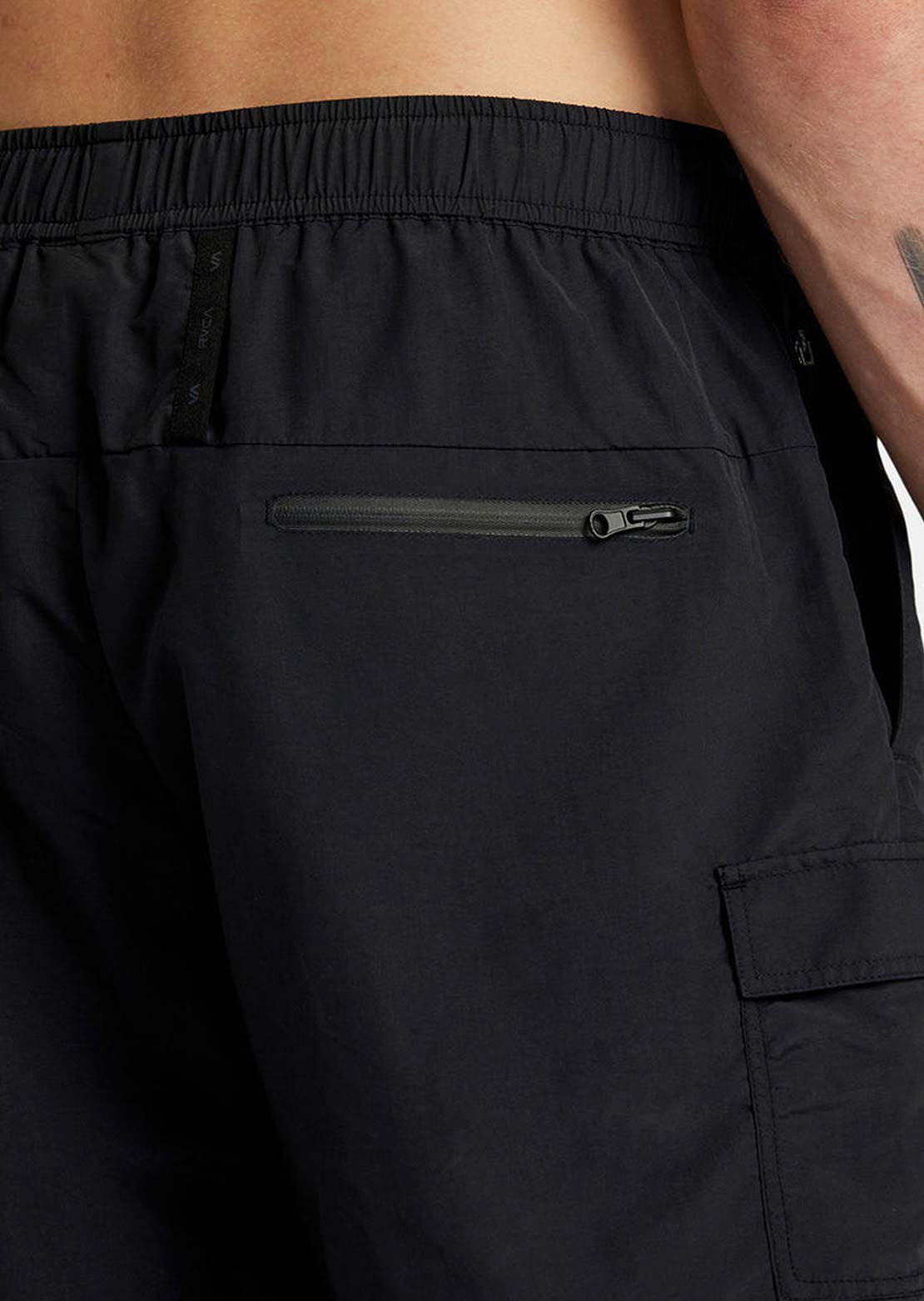 RVCA Men’s Outsider Packable Cargo Shorts Utility Shorts Black