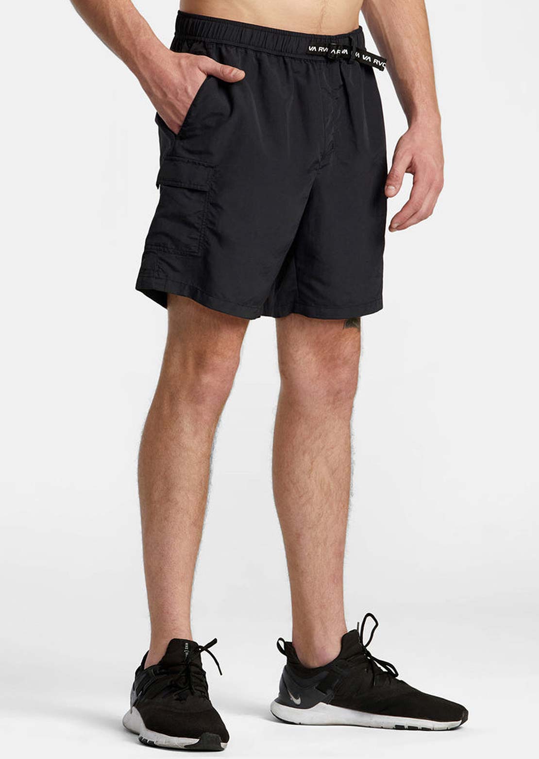 RVCA Men’s Outsider Packable Cargo Shorts Utility Shorts Black
