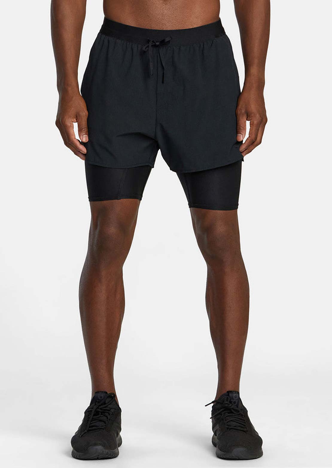 RVCA Men’s RVCA Runner 2-in-1 Shorts Black