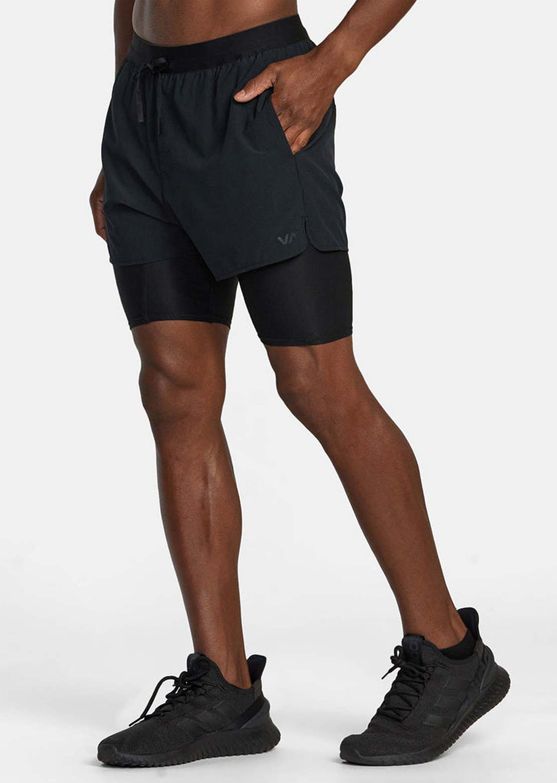 RVCA Men’s RVCA Runner 2-in-1 Shorts Black