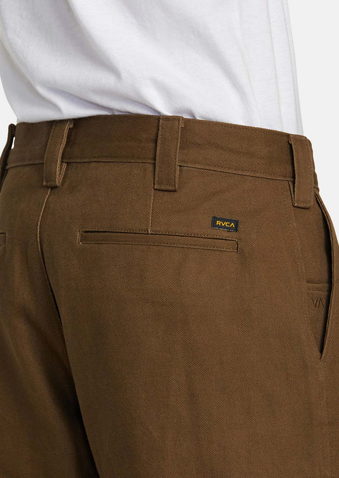 RVCA Men's Americana Chino Pant Bombay Brown