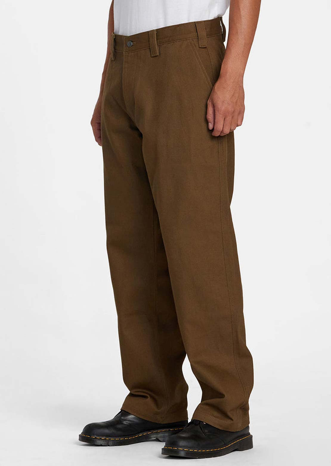 RVCA Men's Americana Chino Pant Bombay Brown
