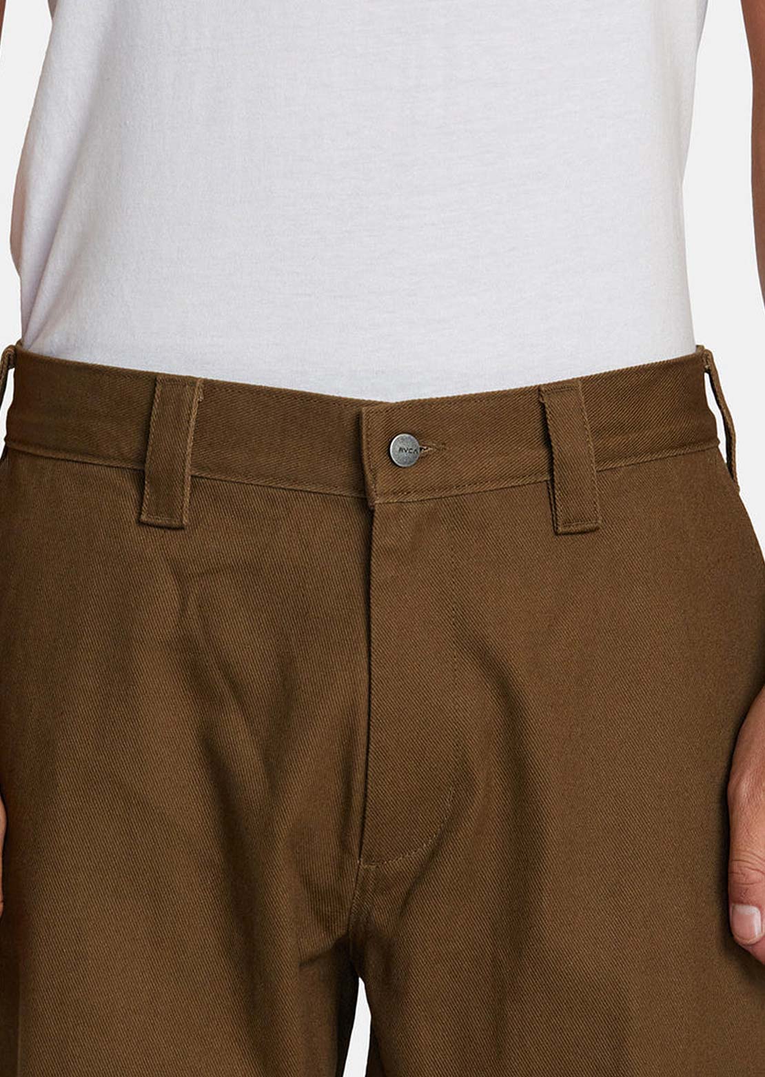 RVCA Men's Americana Chino Pant Bombay Brown