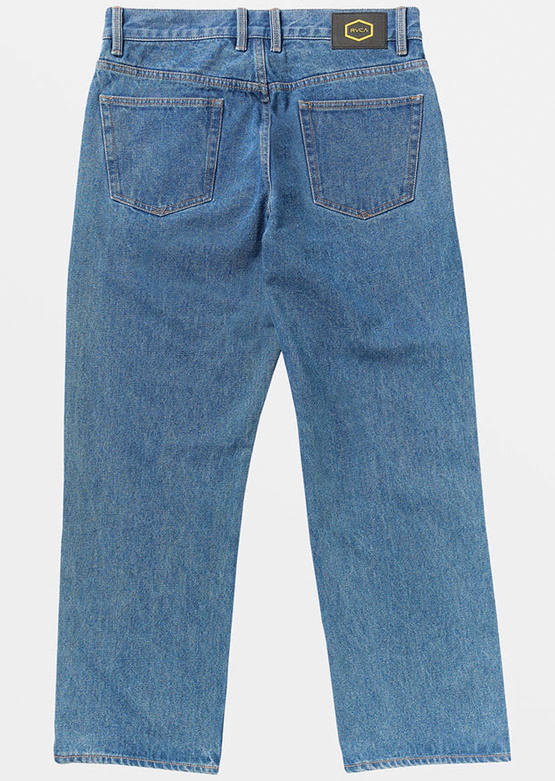 RVCA Men's Americana Dayshift Denim Pant Blue Collar