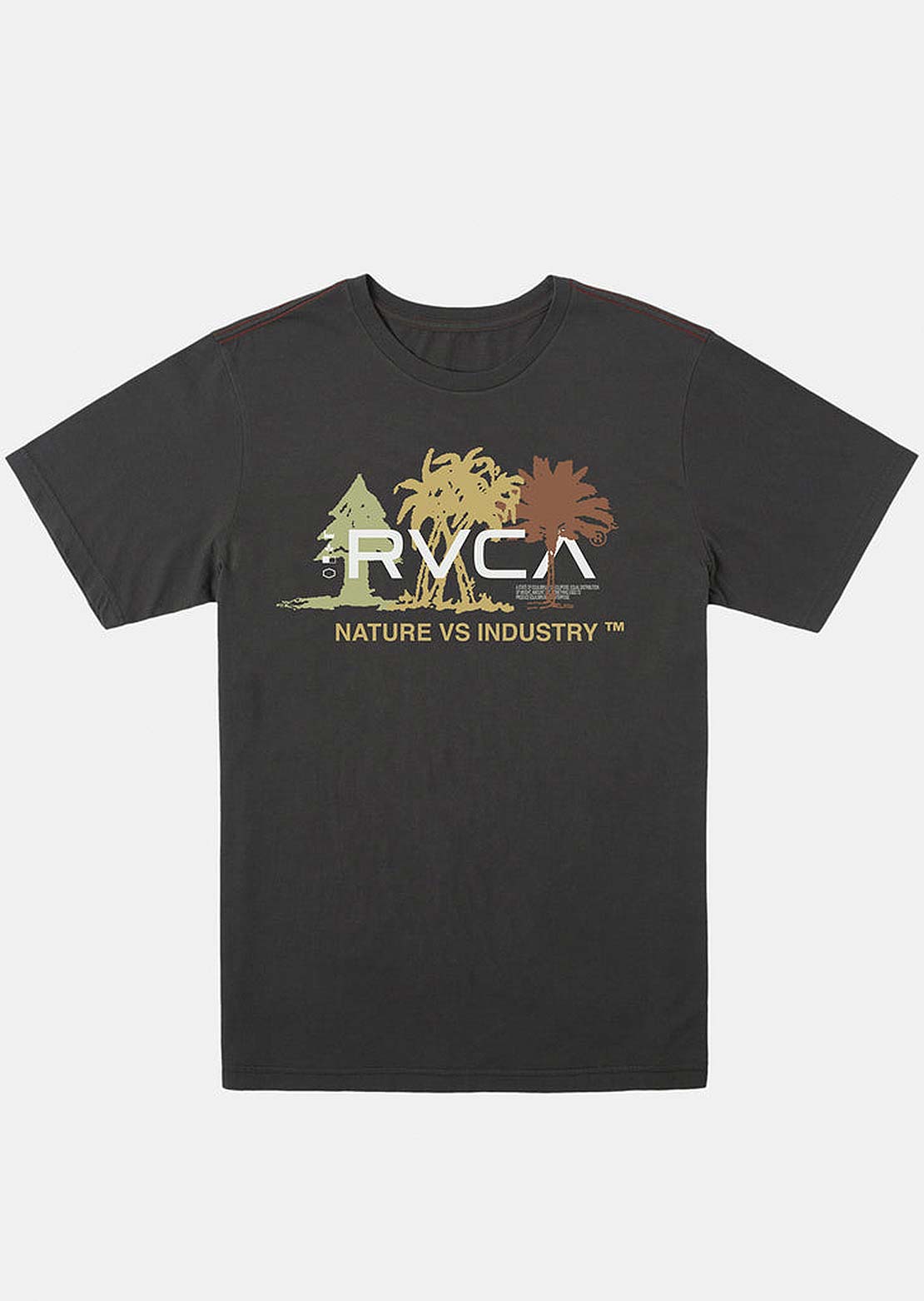 RVCA Men&#39;s Arborist T-Shirt Pirate Black