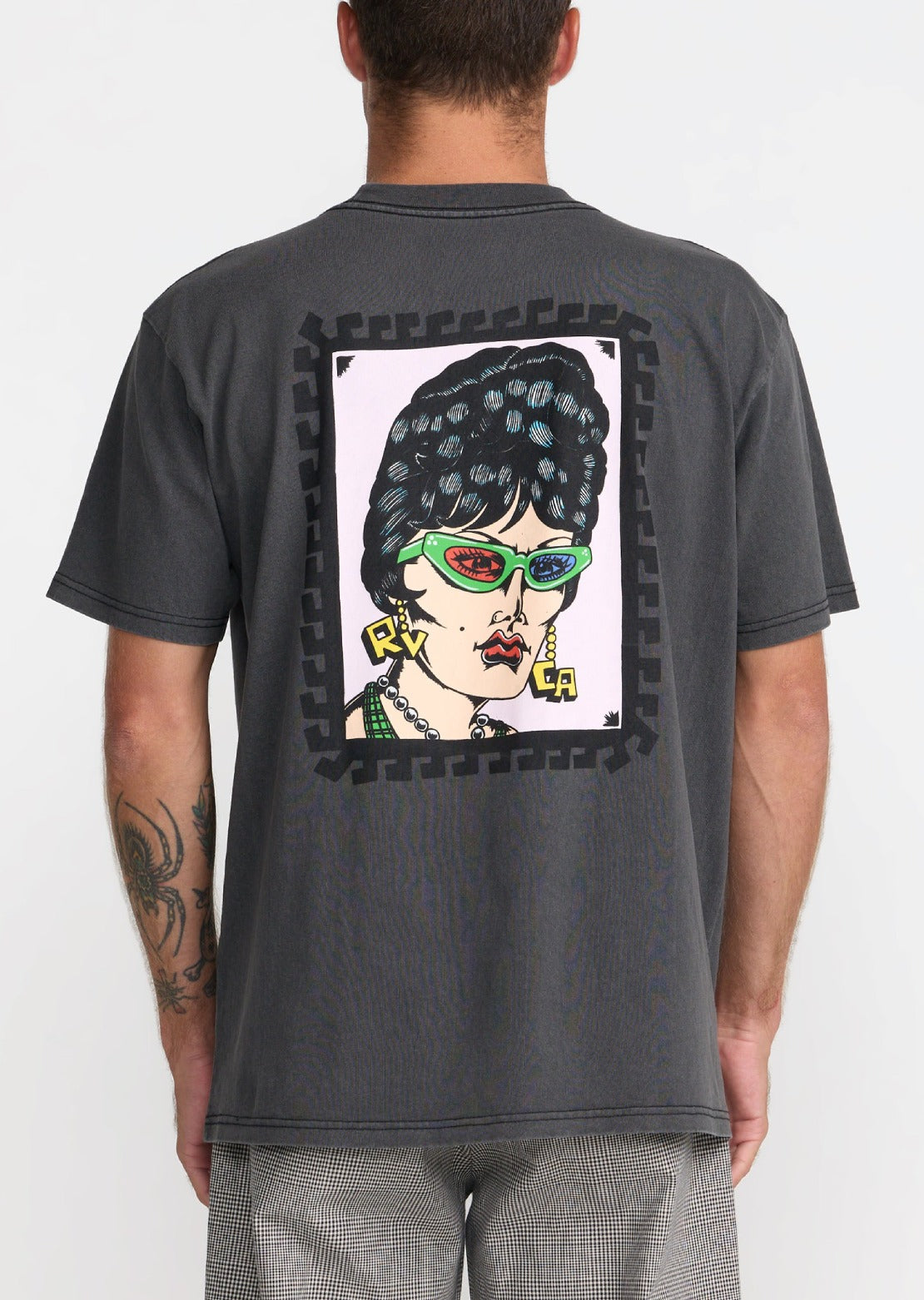 RVCA Men's Barbra Bangles T-Shirt Black