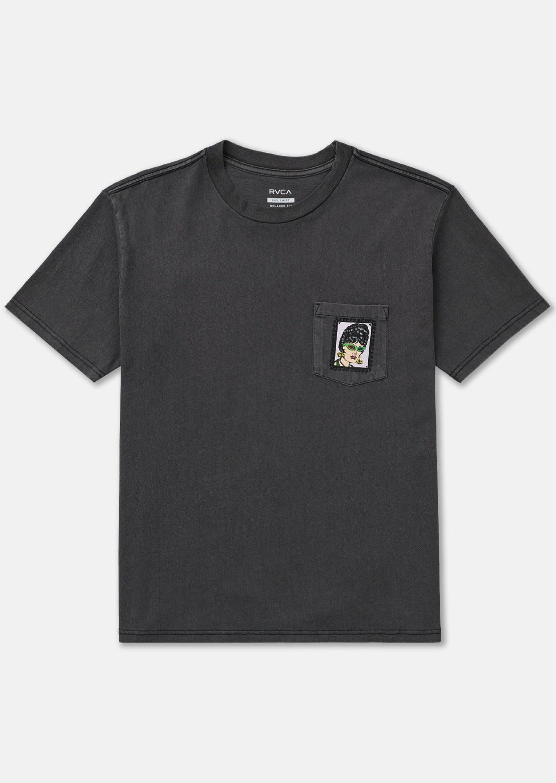 RVCA Men's Barbra Bangles T-Shirt Black