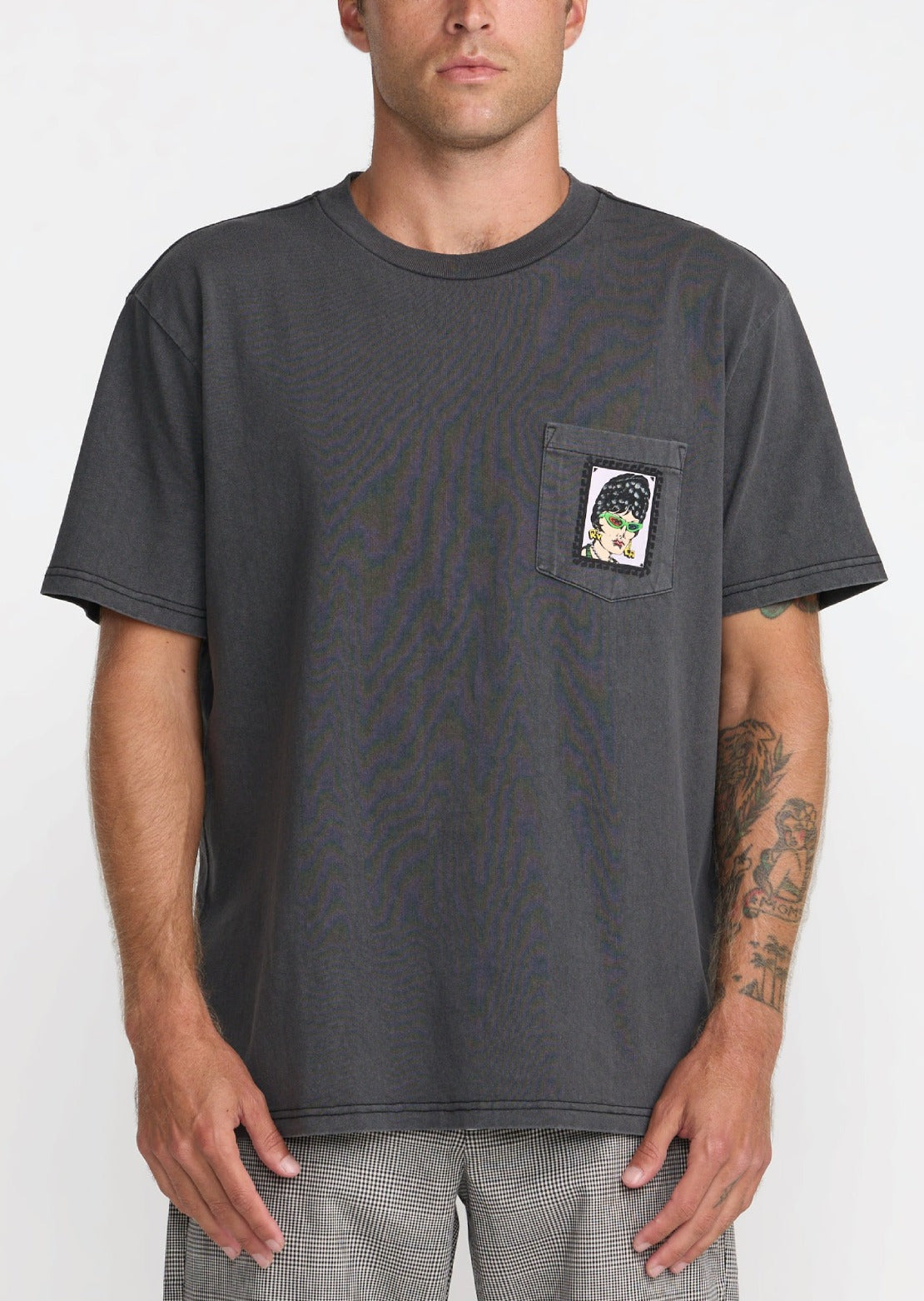 RVCA Men's Barbra Bangles T-Shirt Black