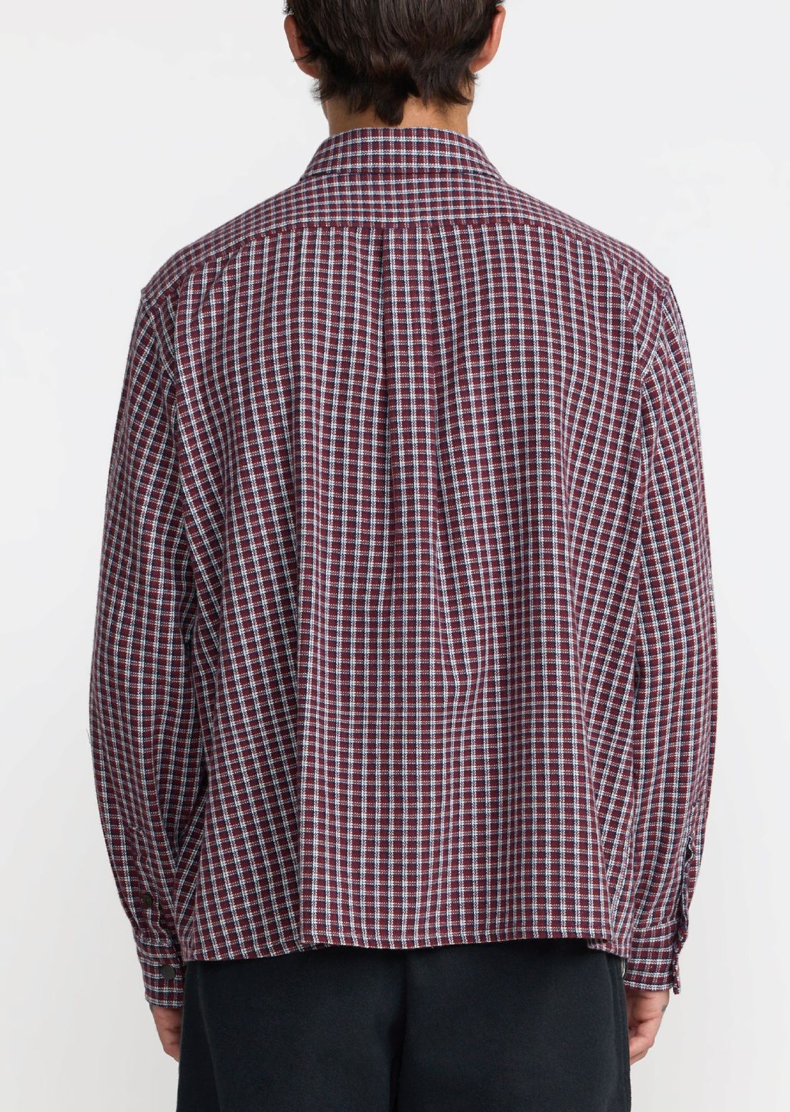 RVCA Men's Big Flannel Longsleeve Red Earth