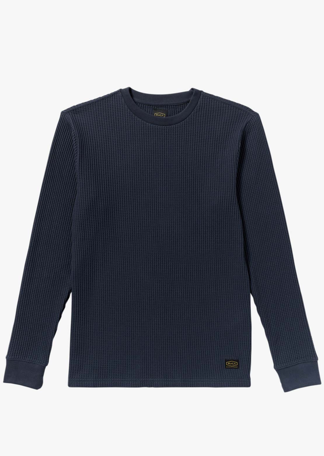 RVCA Men's Day Shift Thermal Long Sleeve Moody Blue
