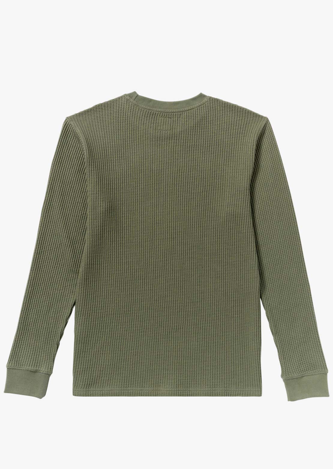 RVCA Men's Day Shift Thermal Long Sleeve Olive