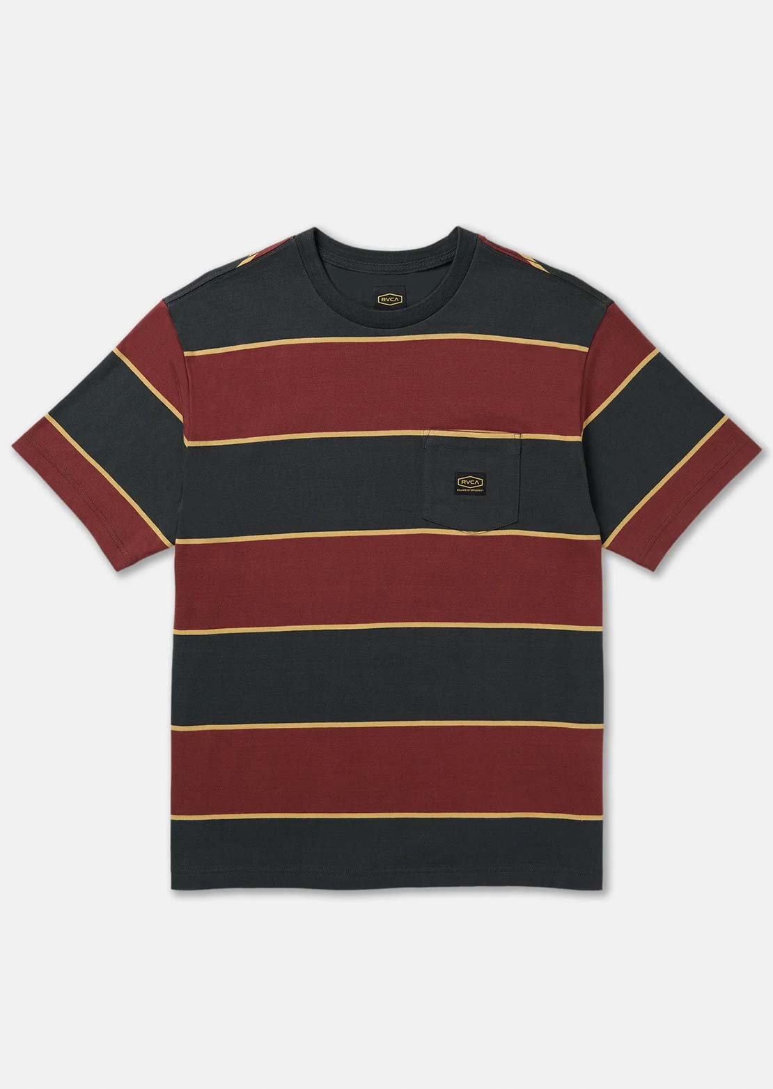 RVCA Men's Dayshift Stripe T-Shirt
