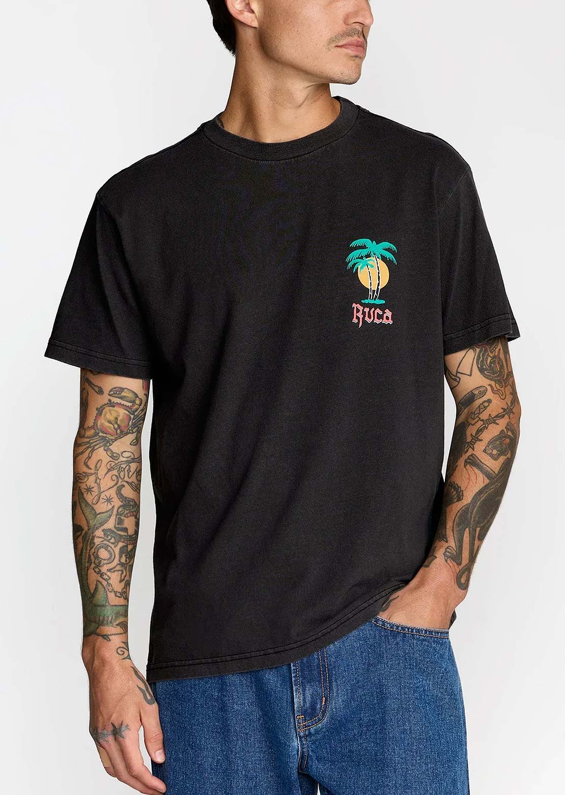 RVCA Men's Frond Mural T-Shirt