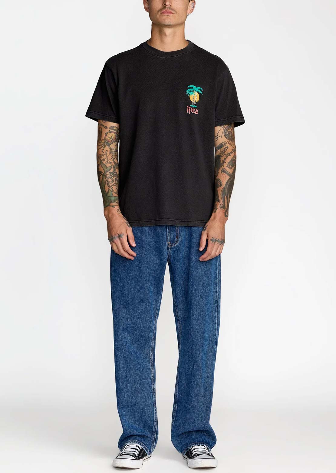 RVCA Men's Frond Mural T-Shirt